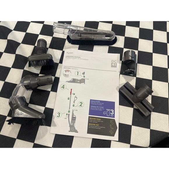 Dyson attachments DC41 manual and 4 attachment and one tool vacuum - Picture 1 of 5